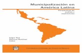 Municipalización en América Latina