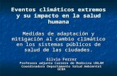 Silvia Ferrer - Impactos en la salud urbana
