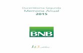 Memoria BNB 2015