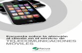Encuesta sobre la atención al cliente en telecomunicaciones móviles