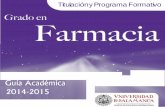 Grado en Farmacia 2014-2015 Parte General