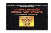 nº1. la investigación social participativa