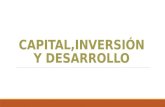 Capital,inversión y desarrollo económico.