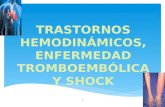 Trastornos hemodinámicos, enfermedad tromboembólica y shock