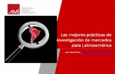 Las mejores prácticas de investigación de mercados para latinoamérica