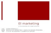 UD1: El Marketing en las empresas de Imagen Personal