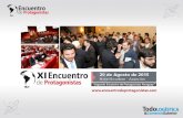 XI Encuentro de Protagonistas - 20 de agosto - Asunción - Paraguay