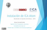 Instalación de ICA-atom versión 1.3.0