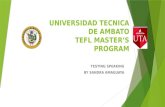 Universidad tecnica de ambato. sandra amaguaya