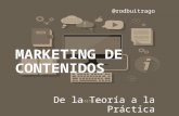 Marketing de contenidos - De la teoría a la práctica