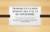 Clase 9 al 14 noviembre