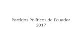 Partidos políticos de ecuador