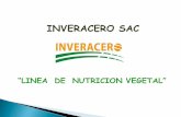 Linea Nutricional INVERACERO SAC  al 08 dic 2015