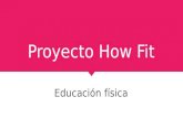 Trabajo Proyecto How Fit