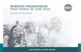 ELX Investor Presentation FY16 Results
