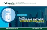 Catálogo Especialización en Nuevas Tecnologías, Innovación y Gestión de Ciudades