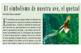 Hv 234, El simbolismo de nuestra ave, el quetzal, Erick Reyes Andrade