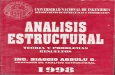 Análisis estructural; teoría y problemas resueltos   biaggio arbulu g.
