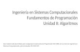 Fundamentos de Programacion - Unidad 2 Algoritmos