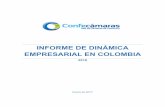 Informe de Dinámica Empresarial en Colombia 2016