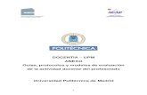 DOCENTIA – UPM ANEXO Guías, protocolos y modelos de ...