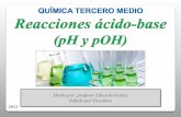 Química 3° medio - Reacciones Ácido-Base, pH y pOH