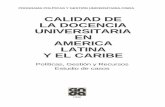 calidad de la docencia universitaria en america latina y el caribe
