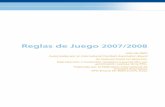 Reglas de Juego 2007/2008