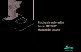 Platina de exploración Leica LMT260 XY Manual del usuario