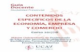 Guía Docente CONTENIDOS ESPECÍFICOS DE LA ECONOMÍA ...