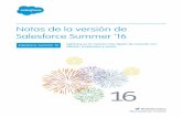Notas de la versión de Salesforce Summer '16