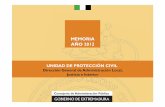 Memoria de datos y actuaciones de Protección Civil Extremadura ...