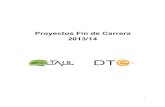 Proyectos Fin de Carrera 2013/14