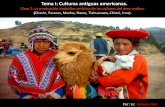 Clase 2 Culturas antiguas americanas. Región Andina.