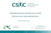 e-Vot, la plataforma de voto electrónico de las universidades catalanas