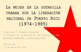La mujer en la guerrilla urbana por la liberacion nacional de Puerto Rico (1974-1985)