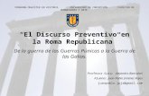 El Discurso Preventivo en la Roma Republicana: De las Guerras Púnicas a la Guerra de las Galias