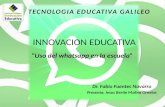 Innovacion educativa whats app