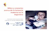 Mitos y creencias acerca de la lactancia materna en la Argentina