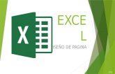 Presentacion de Diseño de pagina Excel 2013