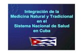 Integración de la Medicina Natural y Tradicional en el Sistema ...