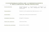 COORDINACIÓN DE CORREDORES Y RECURSOS BIOLÓGICOS
