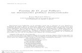 «Poesías de D. José Pellicer»: un manuscrito poético reencontrado