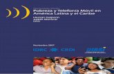 Pobreza y Telefonía Móvil en América Latina y el Caribe
