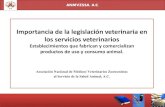Importancia de la legislación veterinaria en los servicios veterinarios.