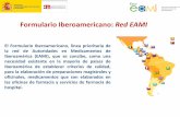 Formulario Iberoamericano: Red EAMI