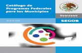 Catálogo de Programas Federales para los Municipios