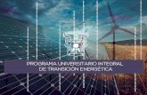 programa universitario integral de transición energética