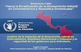 Análisis de la situación de la desnutrición infantil en Centroamérica ...