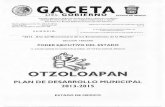 Plan de Desarrollo Municipal de Otzoloapan 2013-2015